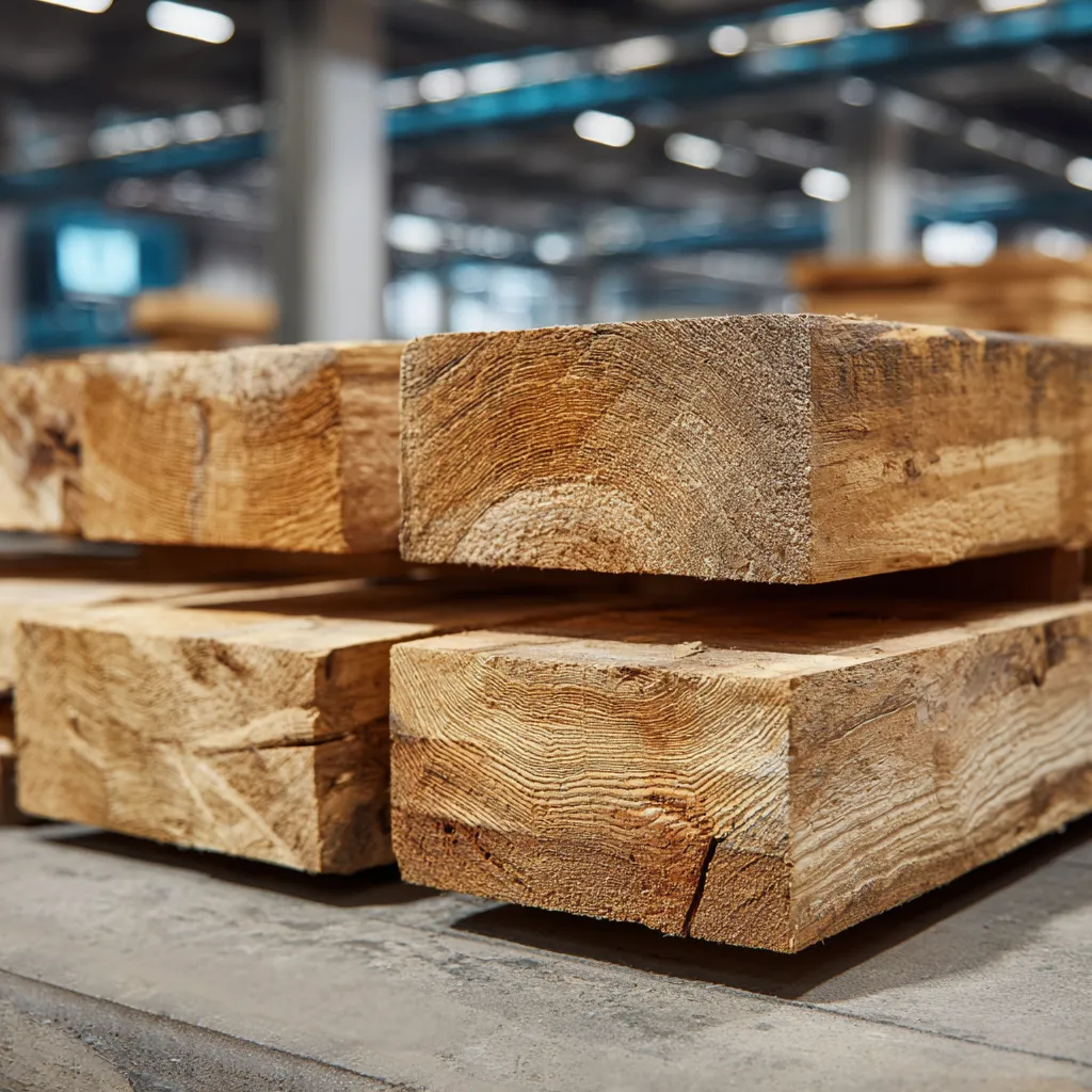 Tablas, barrotes y polines de madera